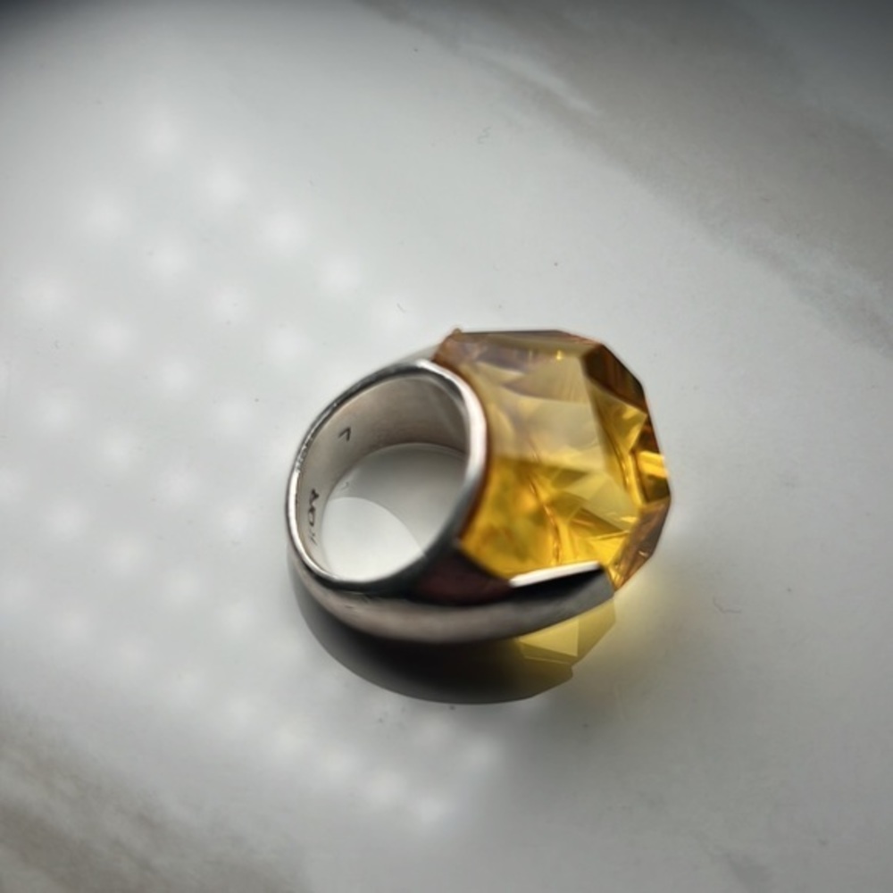 Kenneth Cole Reaction Yellow Ring - Picture 3 of 8